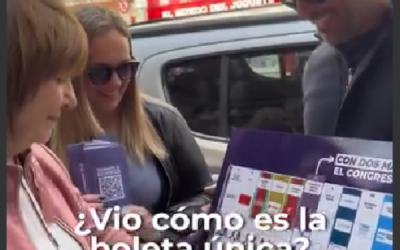 EL 26 DE OCTUBRE VOTAMOS POR PRIMERA VEZ CON BOLETA ÚNICA